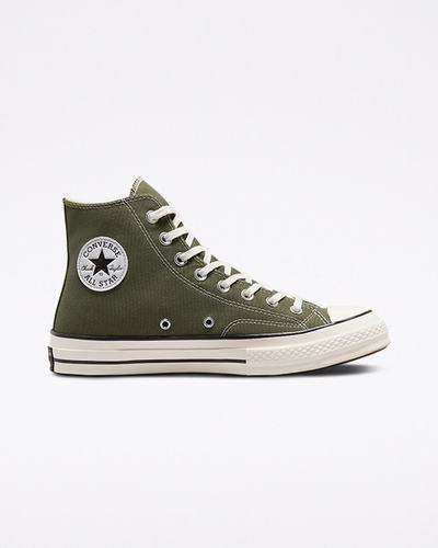 Converse Chuck 70 Női Magasszárú Cipő Olivazöld/Fekete | HU83415