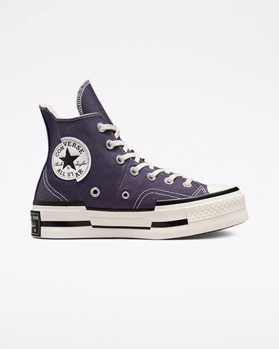 Converse Chuck 70 Plus Férfi Magasszárú Cipő Lila/Fekete | HU38069