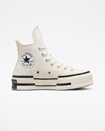 Converse Chuck 70 Plus Női Magasszárú Cipő Bézs/Fekete | HU73509