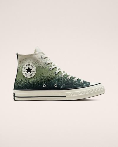 Converse Chuck 70 Scatter Dye Férfi Magasszárú Cipő Fekete | HU30285