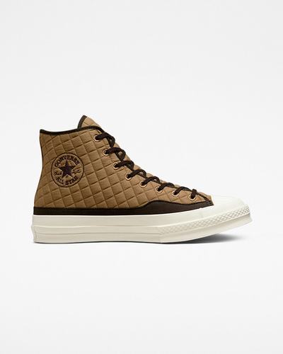 Converse Chuck 70 Steppelt Férfi Magasszárú Cipő Barna/Fekete | HU56813