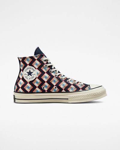 Converse Chuck 70 Twisted Classics Női Magasszárú Cipő Obszidián/Kék | HU85203