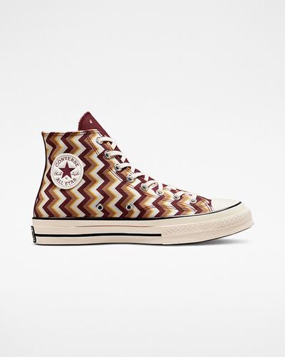 Converse Chuck 70 Twisted Classics Női Magasszárú Cipő Sötét Piros/Sötét | HU97803