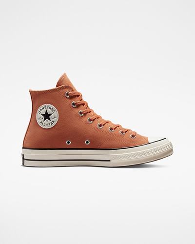 Converse Chuck 70 Velúr Férfi Magasszárú Cipő Narancssárga/Fekete | HU37960