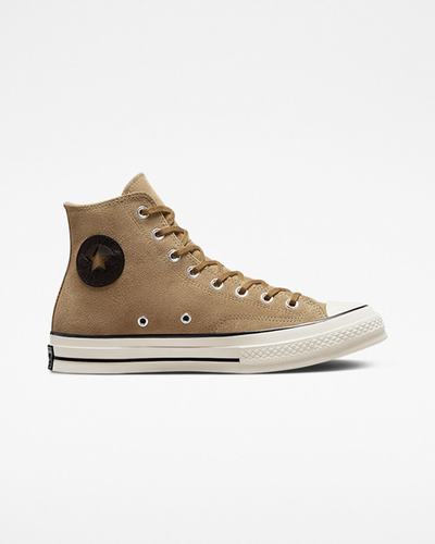 Converse Chuck 70 Velúr Férfi Magasszárú Cipő Barna/Fekete | HU65137