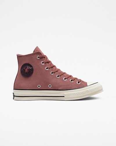 Converse Chuck 70 Velúr Férfi Magasszárú Cipő Bordó/Fekete | HU73126