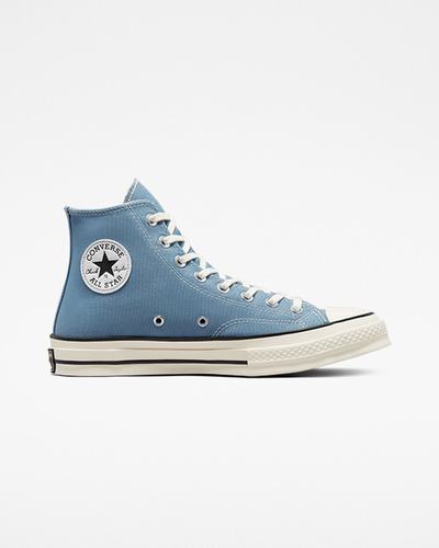 Converse Chuck 70 Vászon Férfi Magasszárú Cipő Sötétkék/Fekete | HU25694