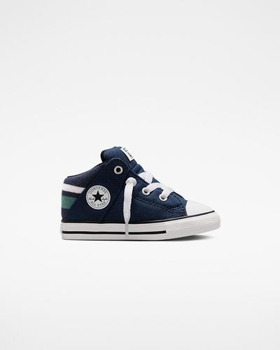 Converse Chuck Taylor All Star Axel Varsity Lány Magasszárú Cipő Sötétkék/Fehér | HU27160