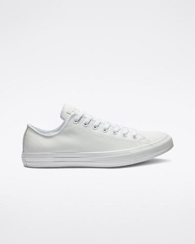 Converse Chuck Taylor All Star Bőr Férfi Tornacipő Fehér | HU90182