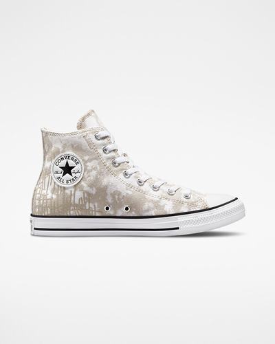 Converse Chuck Taylor All Star Dip Dye Női Magasszárú Cipő Szürke/Fehér/Fekete | HU67342