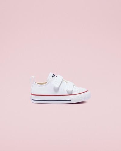 Converse Chuck Taylor All Star Easy-On Lány Tornacipő Fehér/Sötét Piros/Sötétkék | HU03179