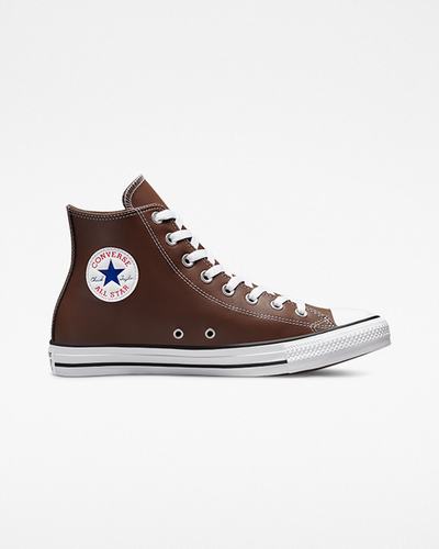 Converse Chuck Taylor All Star Faux Bőr Férfi Magasszárú Cipő Fehér/Fekete | HU83549