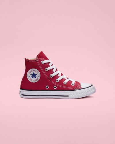 Converse Chuck Taylor All Star Fiú Magasszárú Cipő Piros | HU16078