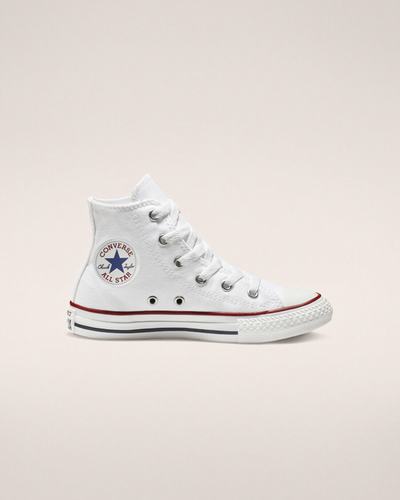 Converse Chuck Taylor All Star Fiú Magasszárú Cipő Fehér | HU72540