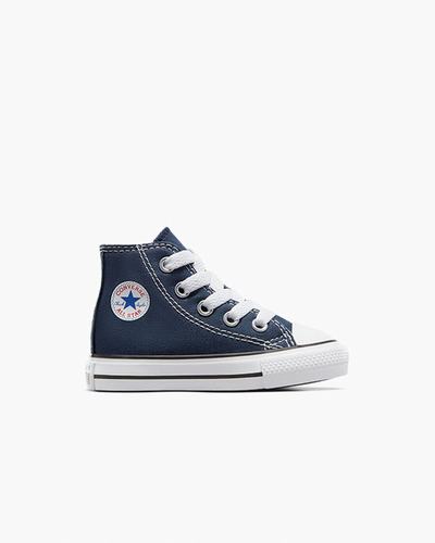 Converse Chuck Taylor All Star Fiú Magasszárú Cipő Sötétkék | HU86352