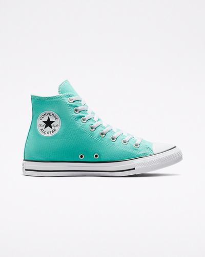 Converse Chuck Taylor All Star Férfi Magasszárú Cipő Világos Türkiz | HU59374