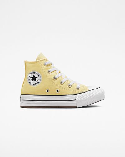 Converse Chuck Taylor All Star Lift Lány Magasszárú Cipő Narancssárga/Fehér/Fekete | HU25476