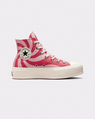 Converse Chuck Taylor All Star Lift Női Magasszárú Cipő Narancssárga Rózsaszín | HU27304