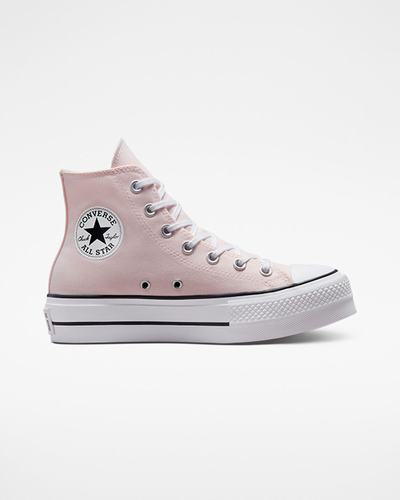 Converse Chuck Taylor All Star Lift Női Magasszárú Cipő Rózsaszín/Fehér/Fekete | HU36149