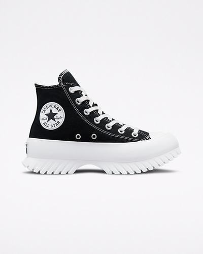 Converse Chuck Taylor All Star Lugged 2.0 Női Magasszárú Cipő Fekete/Fehér | HU01549