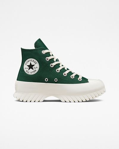 Converse Chuck Taylor All Star Lugged 2.0 Női Magasszárú Cipő Zöld/Fekete | HU27814