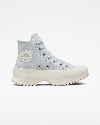 Converse Chuck Taylor All Star Lugged 2.0 Velour Női Magasszárú Cipő Kék | HU52690