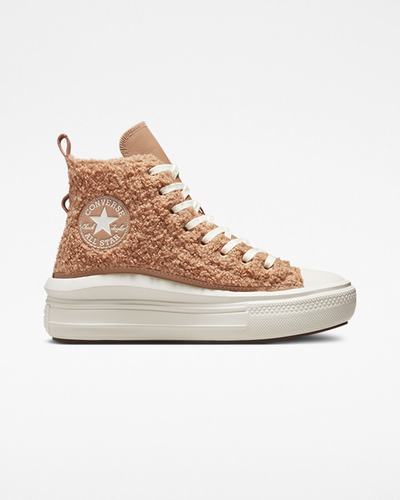 Converse Chuck Taylor All Star Move Női Magasszárú Cipő Barna | HU27498