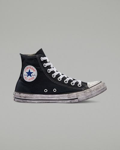 Converse Chuck Taylor All Star Vászon Smoke Férfi Magasszárú Cipő Fekete/Fehér | HU05867