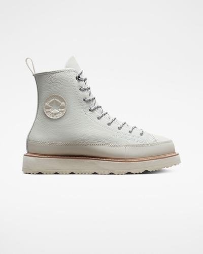 Converse Chuck Taylor Crafted Férfi Bakancs Bézs/Bézs Fehér/Rózsaszín | HU79860