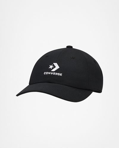 Converse Logo Lock-Up Baseball Férfi Kalap Fekete | HU15692