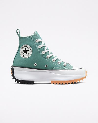 Converse Run Star Hike Férfi Magasszárú Cipő Zöld/Fekete/Fehér | HU39502