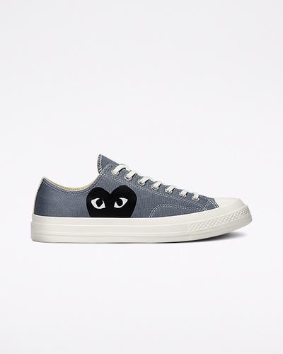 Converse x Comme des Garçons PLAY Chuck 70 Női Tornacipő Szürke/Fekete | HU90524