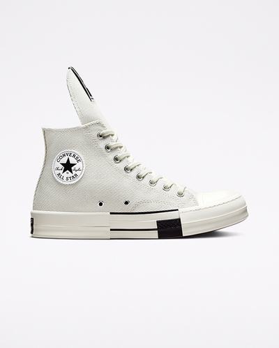 Converse x DRKSHDW DRKSTAR Chuck 70 Férfi Magasszárú Cipő Fehér/Fekete | HU10938