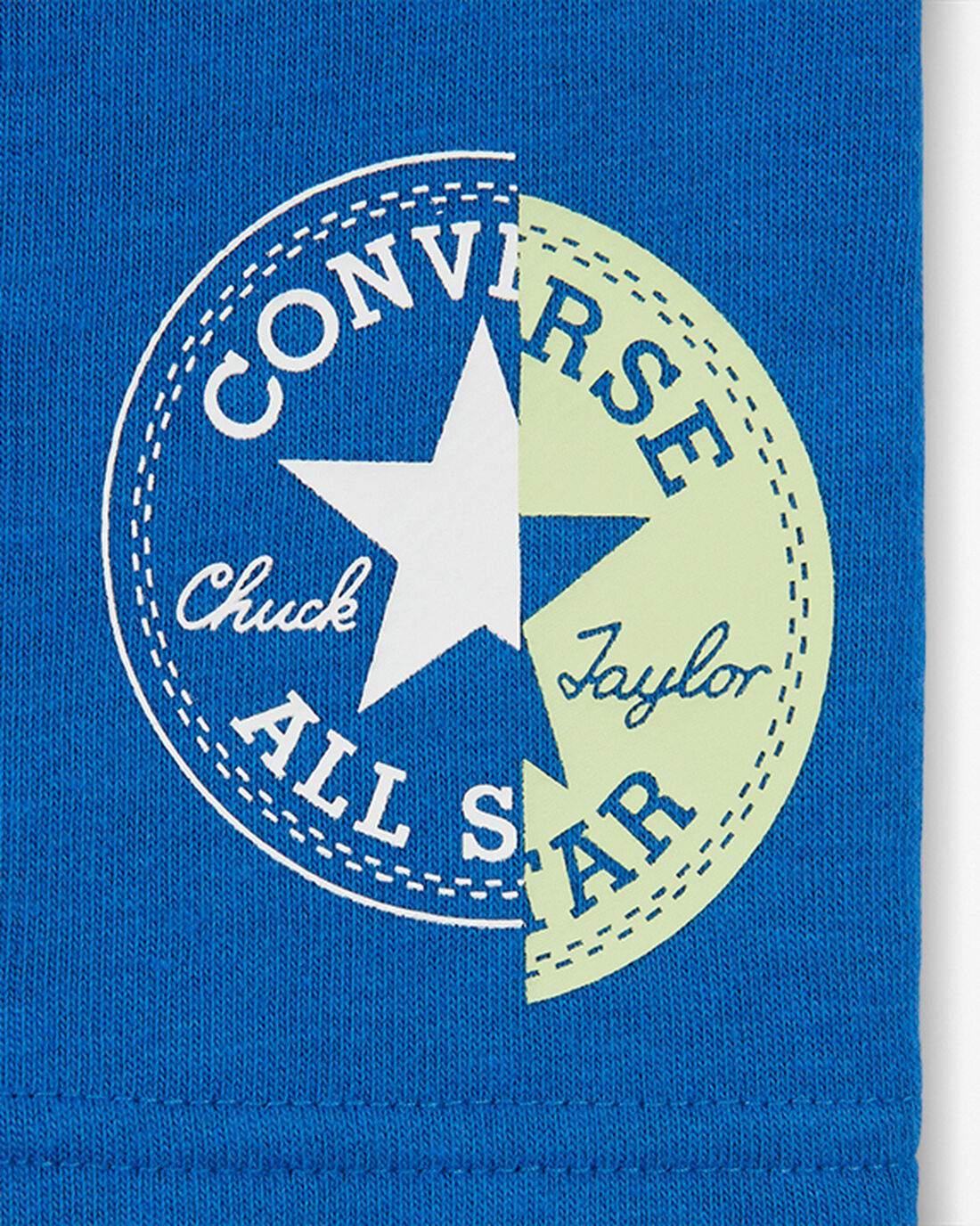 Converse All Star Logo Grafika French Terry Shorts Fiú Rövidnadrág Királykék | HU45721