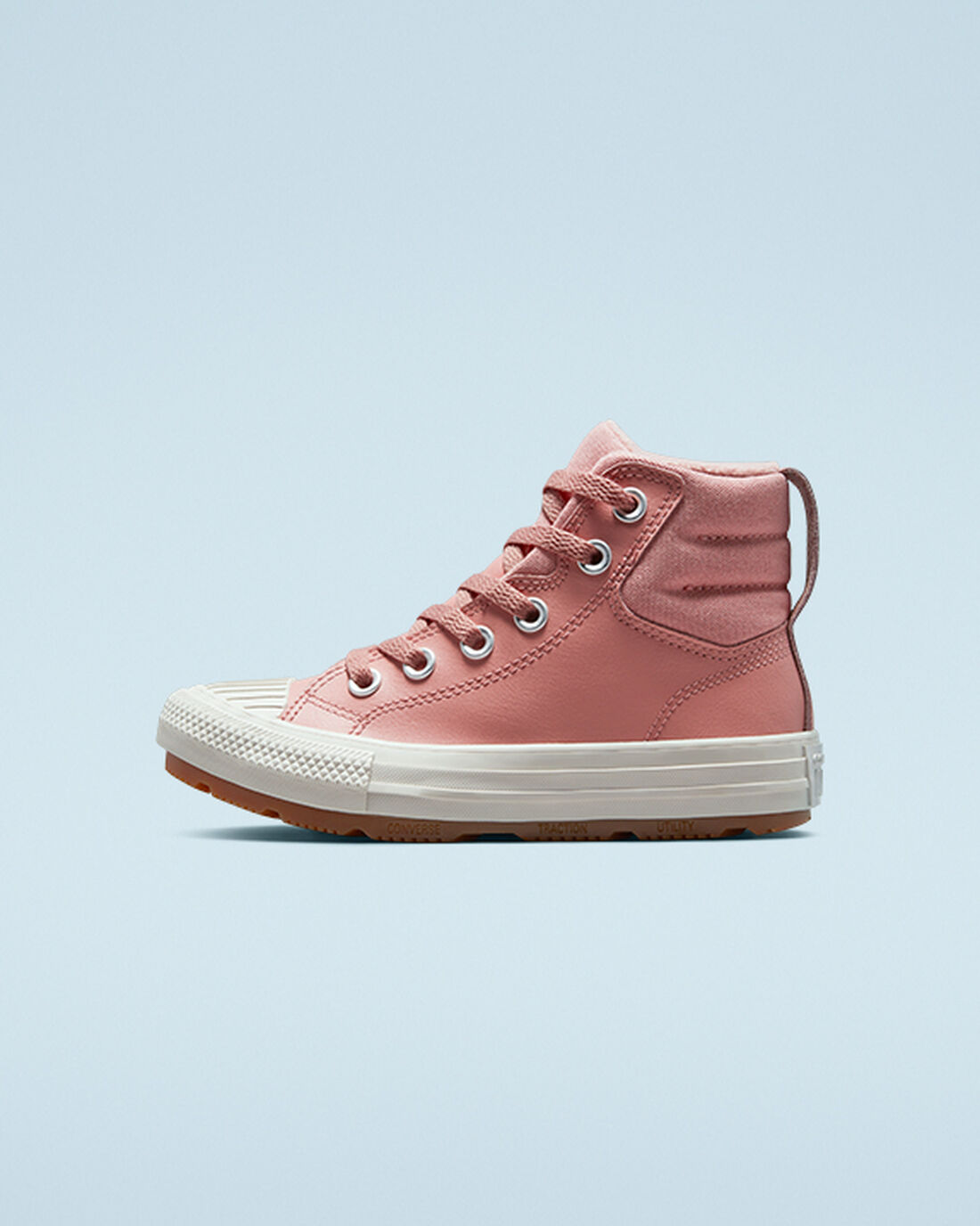 Converse Bőr Chuck Taylor All Star Berkshire Boot Color Lány Magasszárú Cipő Rózsaszín | HU60837