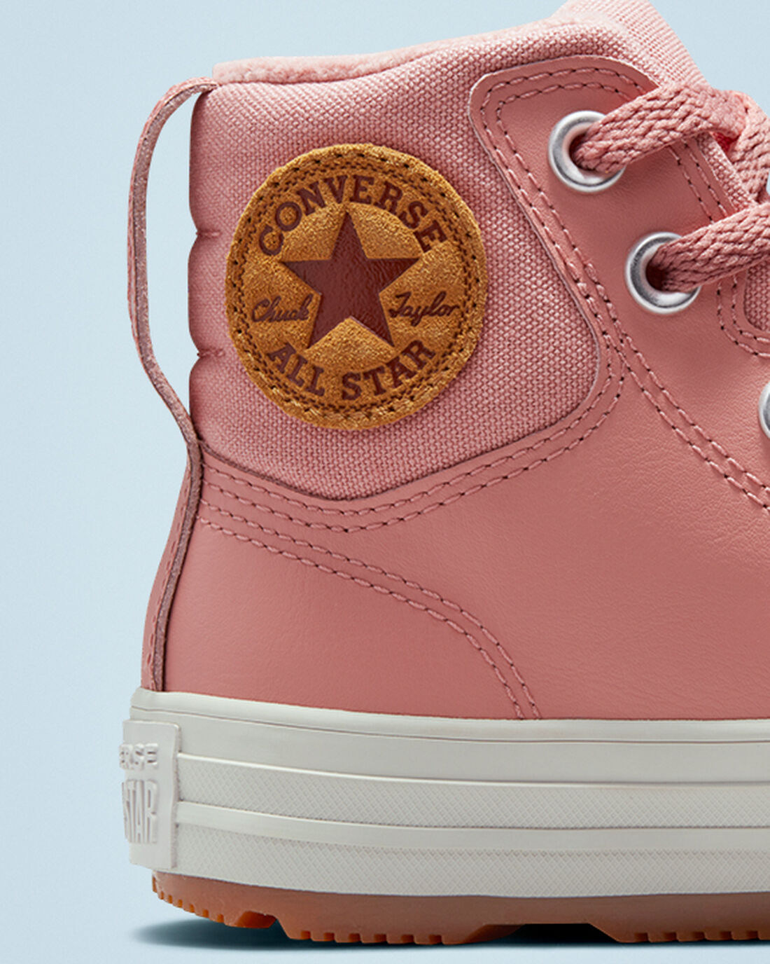 Converse Bőr Chuck Taylor All Star Berkshire Boot Color Lány Magasszárú Cipő Rózsaszín | HU60837