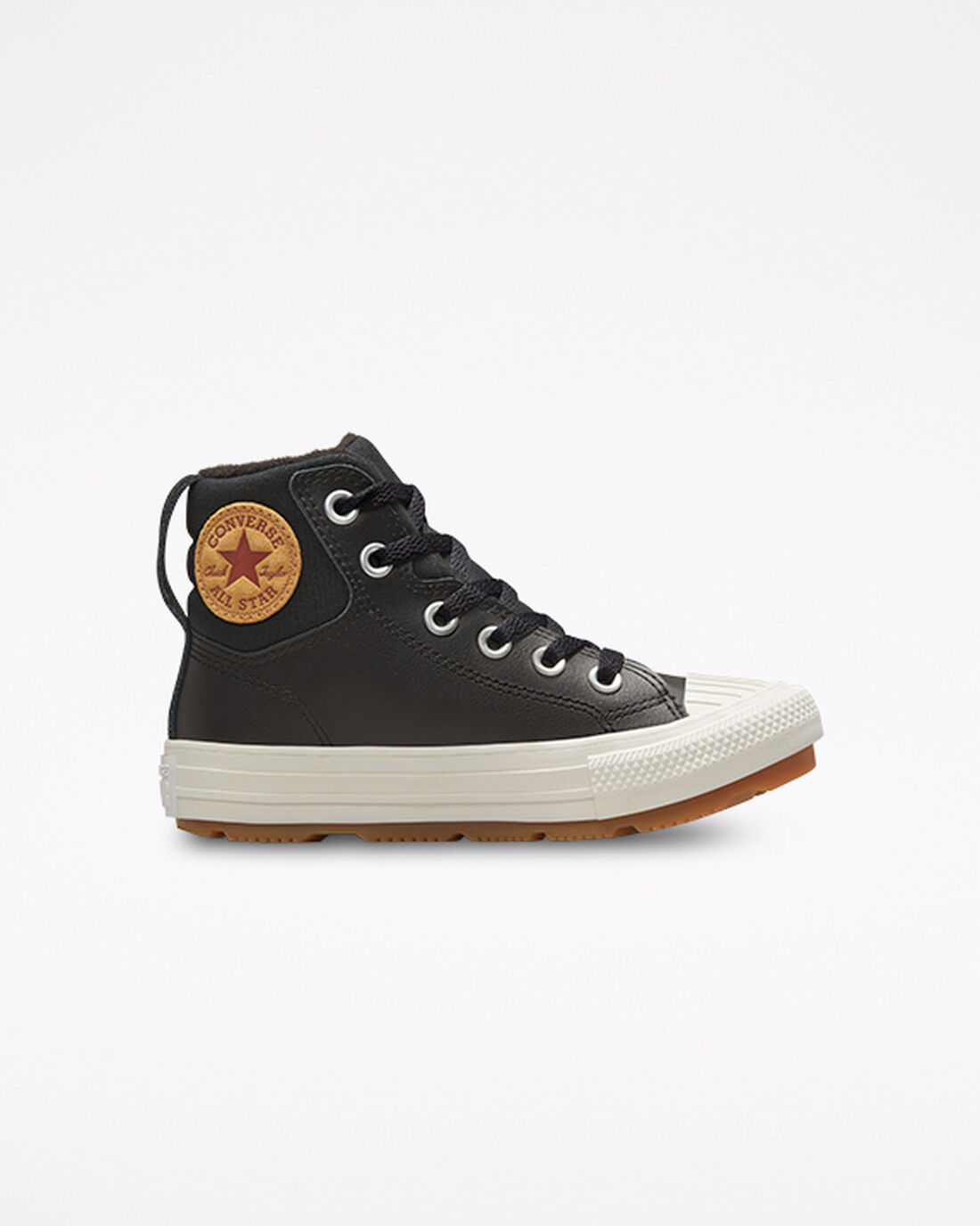 Converse Bőr Chuck Taylor All Star Berkshire Boot Color Lány Magasszárú Cipő Fekete | HU90742