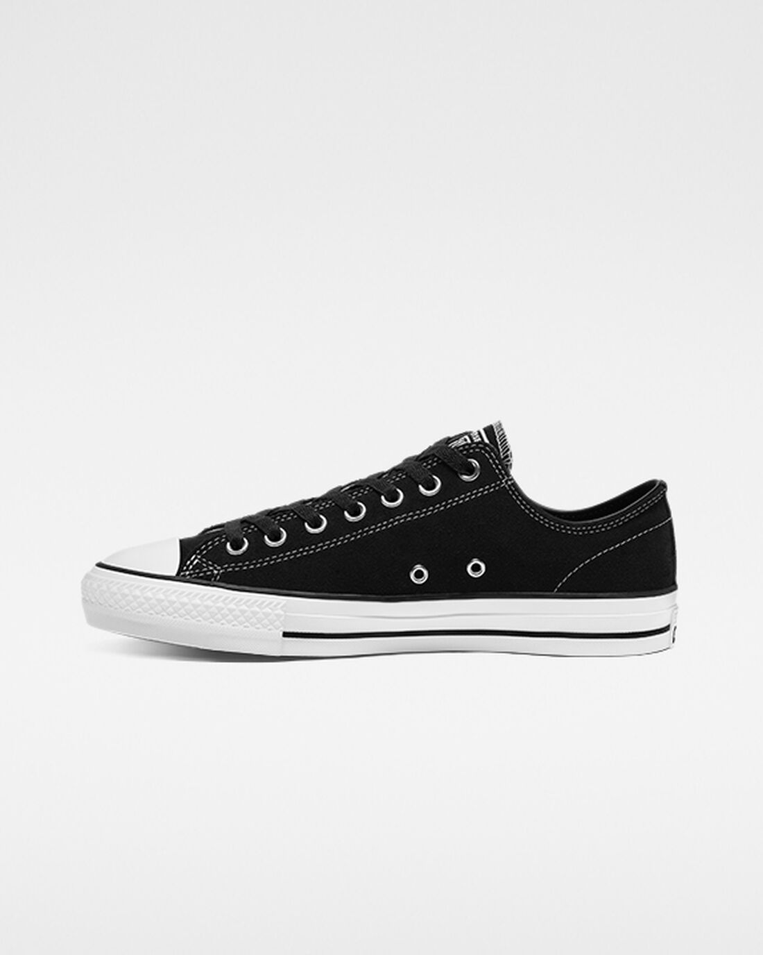 Converse CONS Chuck Taylor All Star Pro Velúr Férfi Deszkás Cipő Fekete/Fehér | HU29360