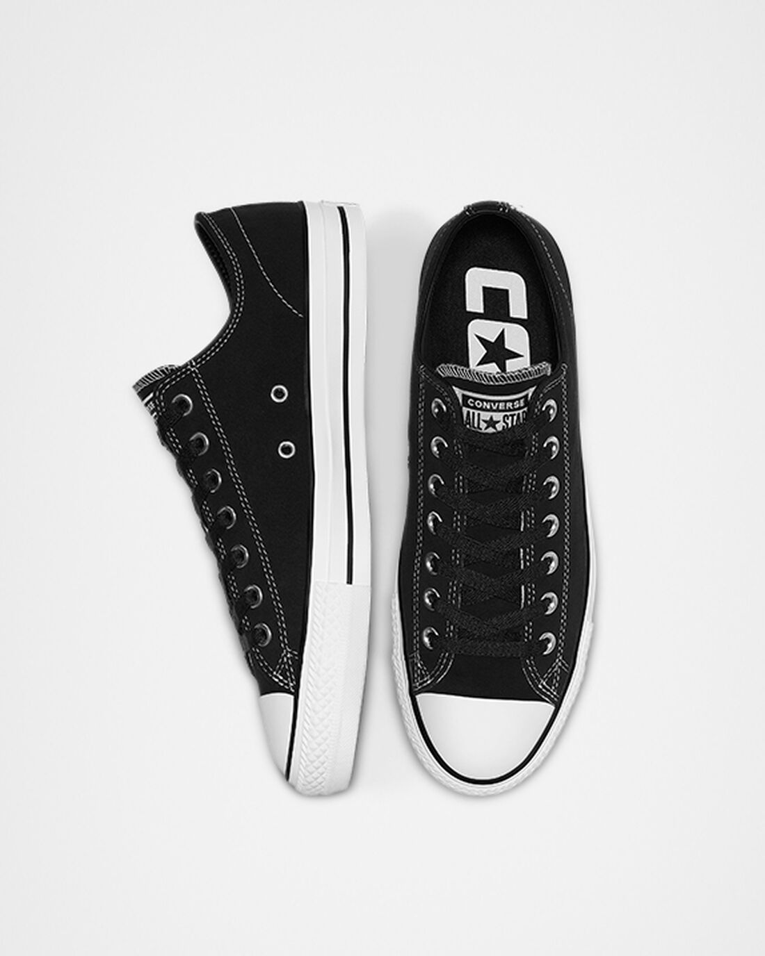 Converse CONS Chuck Taylor All Star Pro Velúr Férfi Deszkás Cipő Fekete/Fehér | HU29360