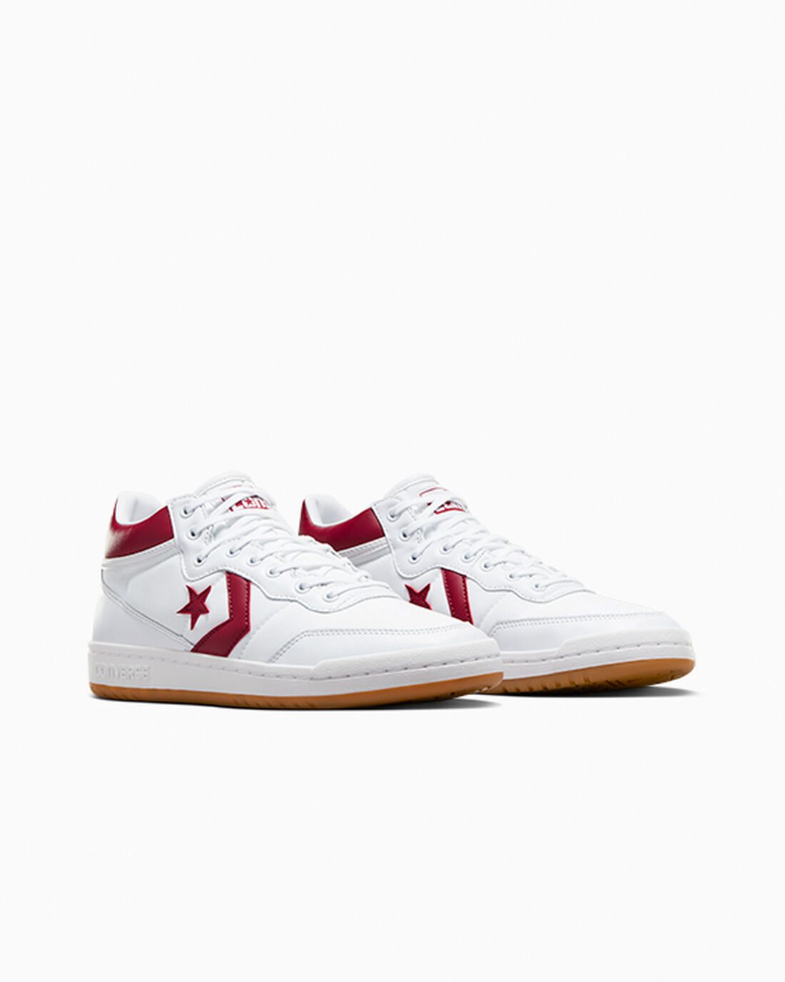 Converse CONS Fastbreak Pro Bőr Férfi Deszkás Cipő Fehér/Piros/Fehér | HU42698