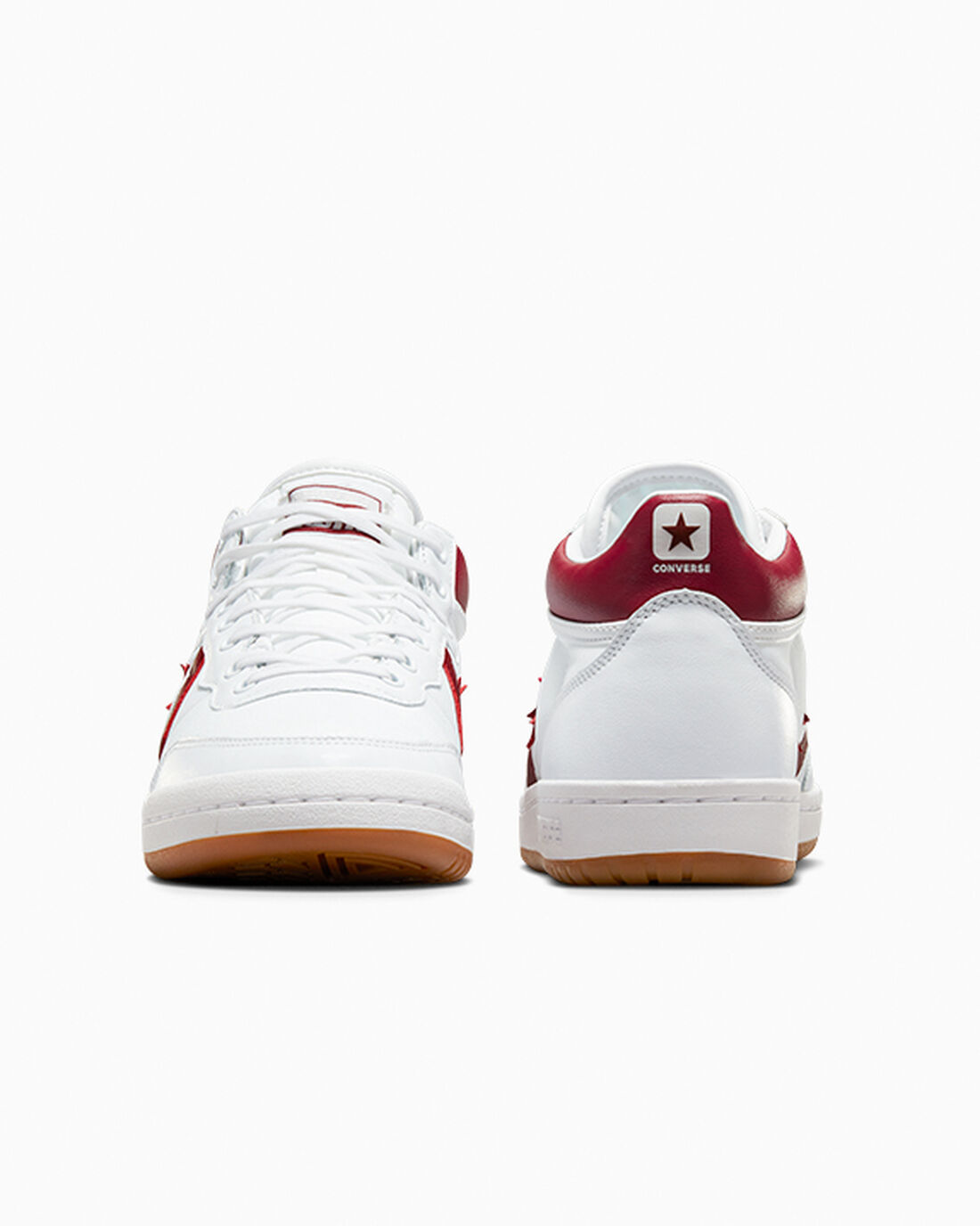 Converse CONS Fastbreak Pro Bőr Férfi Deszkás Cipő Fehér/Piros/Fehér | HU42698