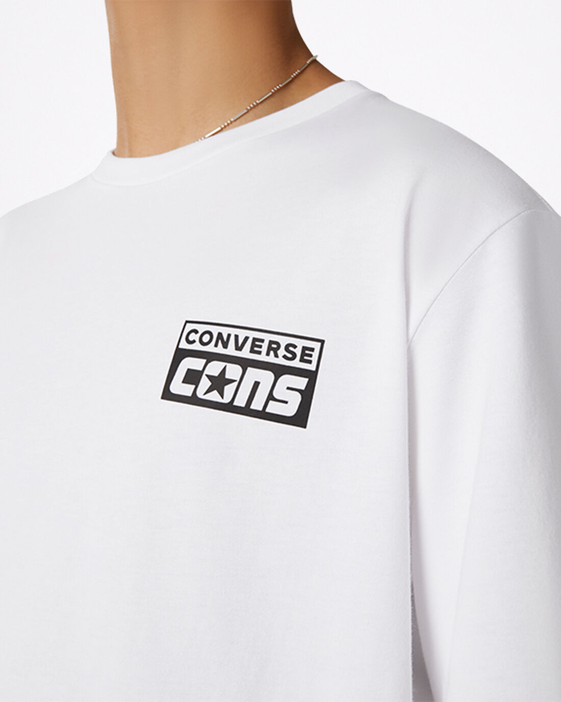 Converse CONS Grafika Férfi Póló Fehér | HU75093