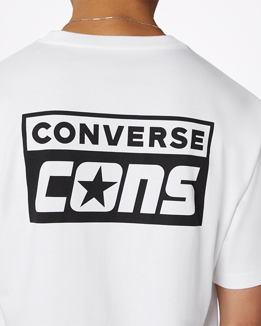 Converse CONS Grafika Férfi Póló Fehér | HU75093