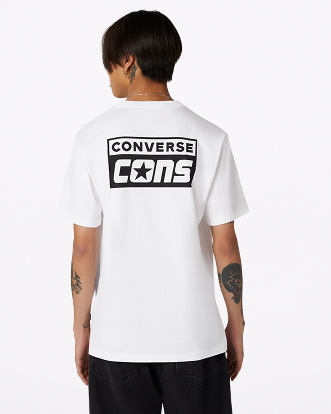 Converse CONS Grafika Férfi Póló Fehér | HU75093