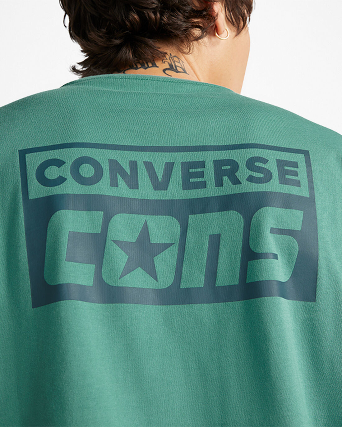 Converse CONS Grafika Férfi Póló Zöld | HU68701