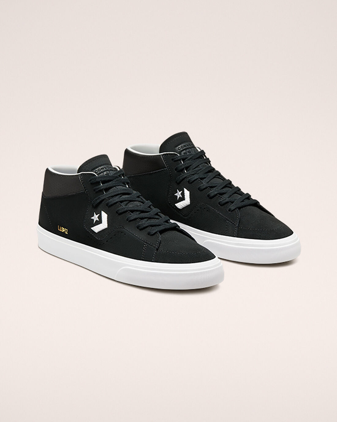 Converse CONS Louie Lopez Pro Mid Férfi Deszkás Cipő Fekete/Fehér | HU59068