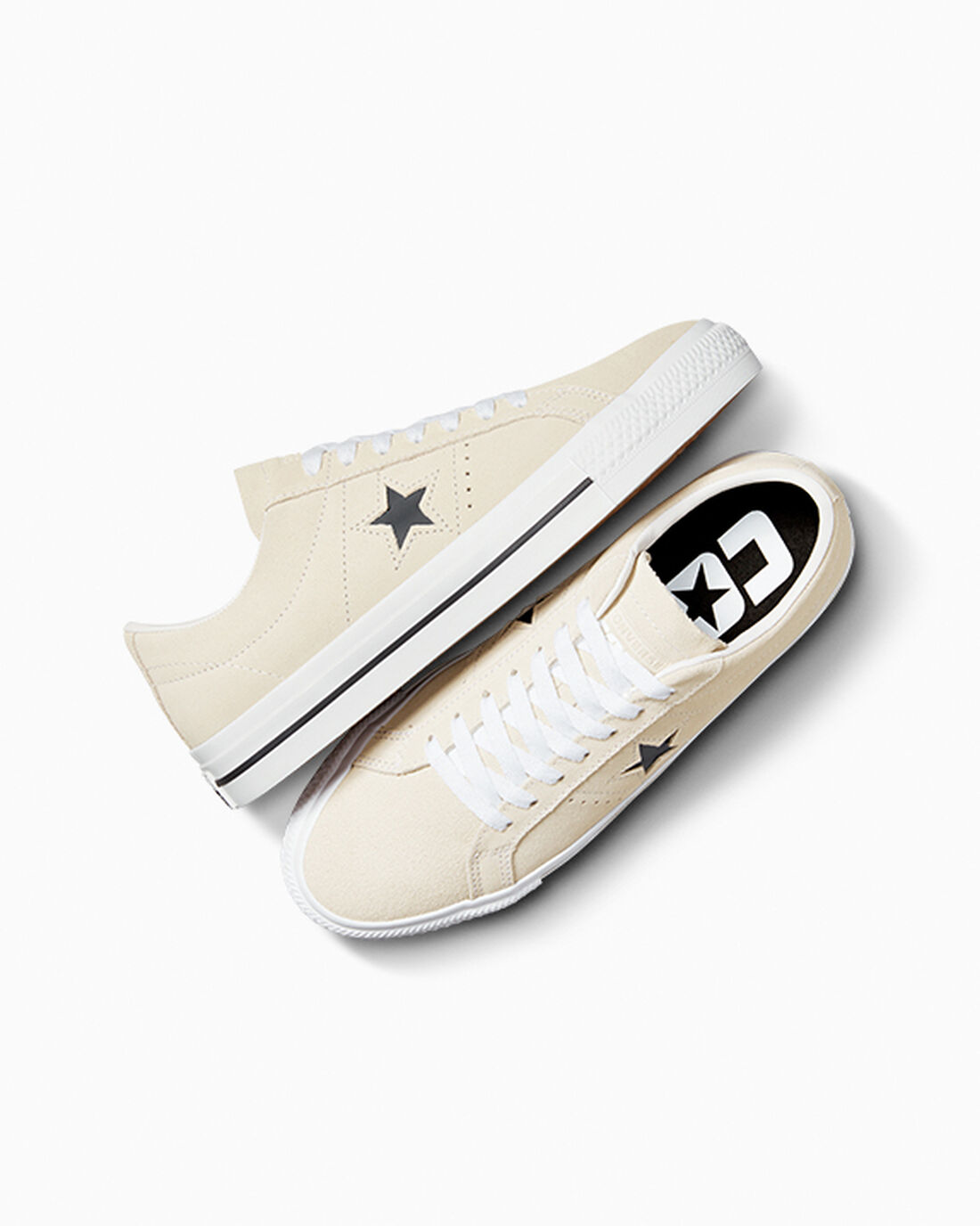 Converse CONS One Star Pro Velúr Férfi Deszkás Cipő Bézs/Fehér/Fekete | HU04312