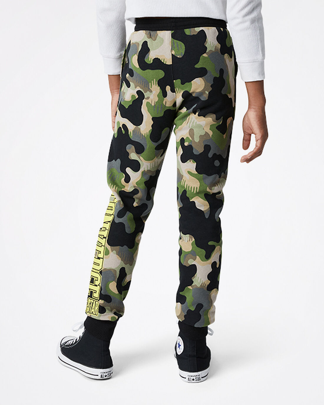 Converse Camo Jogger Fiú Nadrág Olivazöld | HU78653