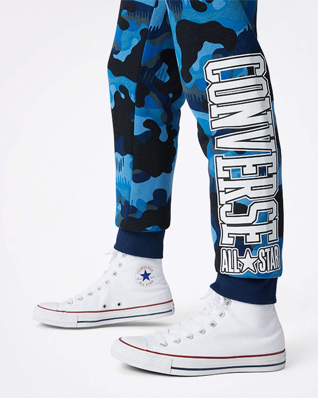 Converse Camo Jogger Fiú Nadrág Sötétkék | HU35670