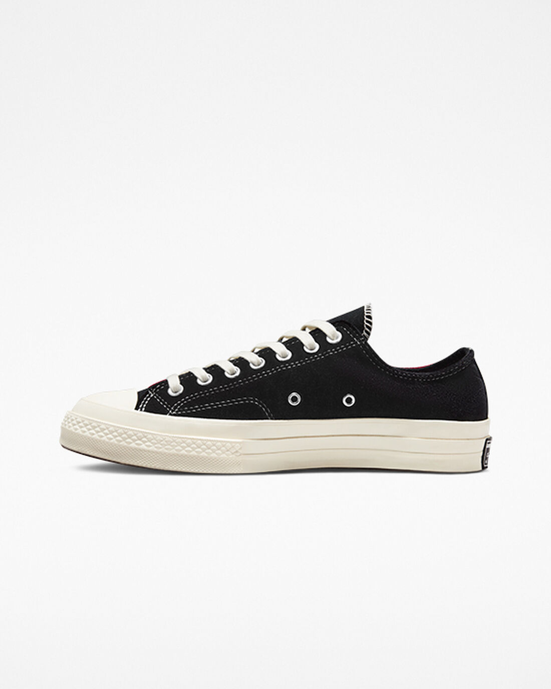 Converse Chuck 70 Beyond Retro Velvet Férfi Tornacipő Fekete/Piros | HU15980